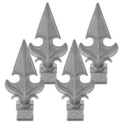 Eease 4Pcs European Pointed Fence Post Caps for Outdoor